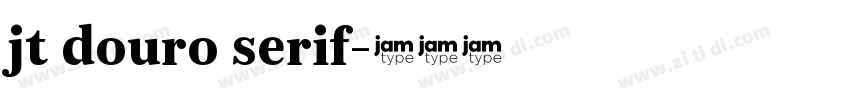 jt douro serif字体转换